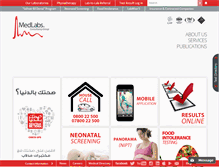 Tablet Screenshot of medlabsgroup.com